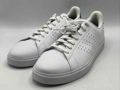 Adidas Advantage 2.0 White Collegiate Green Men's Size 13 - Brand New!
