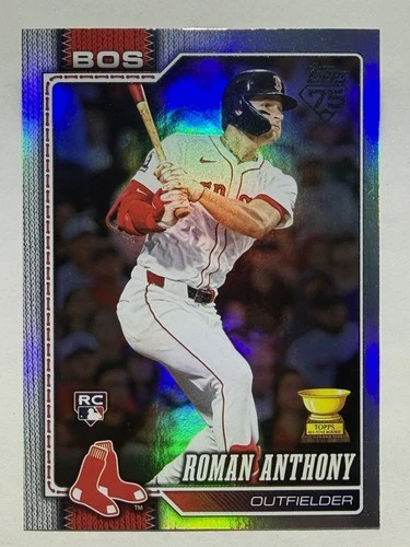 2026 Topps Series 1 #189 Roman Anthony RC Rainbow Foil - Red Sox