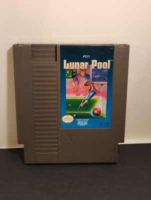 Lunar Pool Nintendo NES 1987 Arcade Game Cartridge Only Tested Working