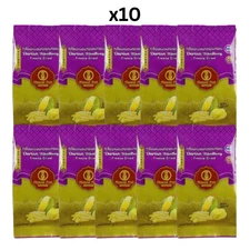 Durain Monthong Freeze Dried Crispy Snack Natural Thai Fruit Delicious 10Pcs