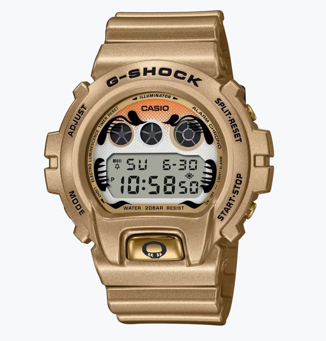 最終値下げ G-SHOCK DW-6900GD-9JF Crazy Gold CASIO G-SHOCK DW-6900GDA-9JR Men's Watch Digital Daruma Gold Color