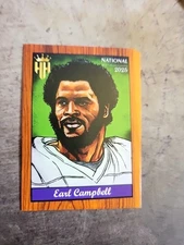 2025 National VIP Humongous Hoard NSCC Set Card #8 Earl Campbell