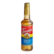 Torani Creme de Banana Flavoring Syrup 750 mL 880607021
