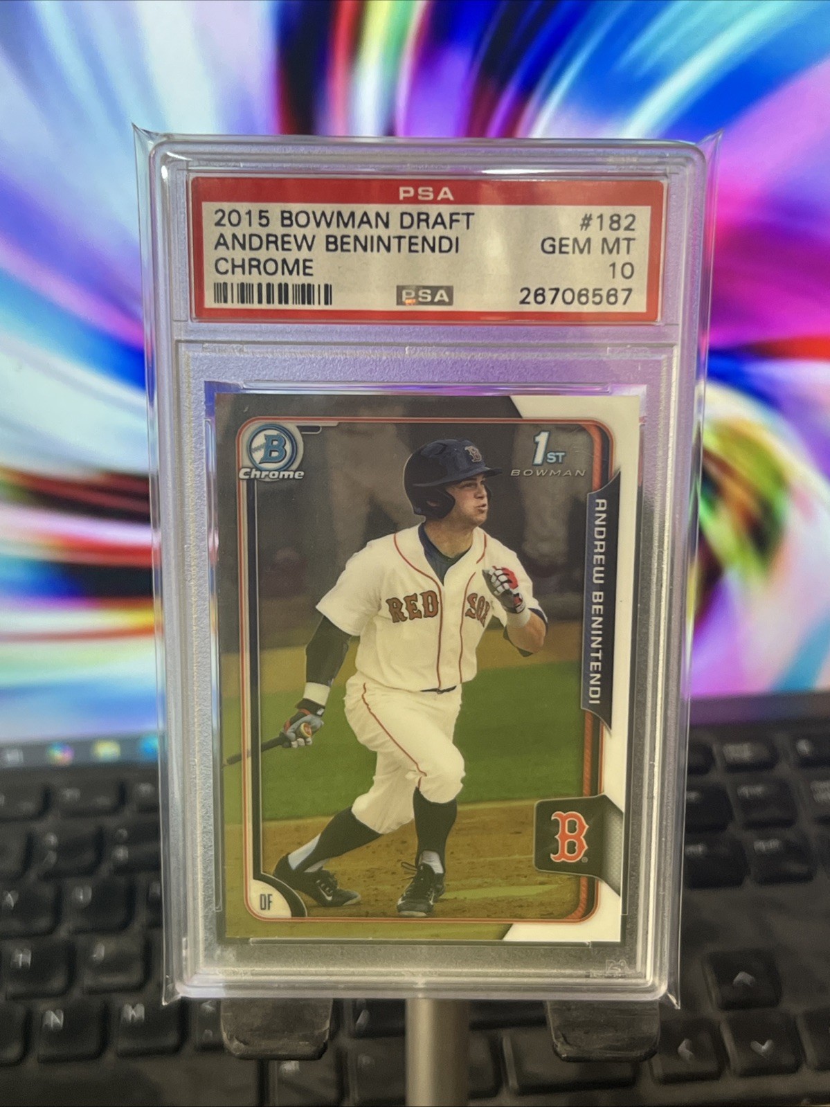 2015 Bowman Draft - Chrome Andrew Benintendi #182 (RC)