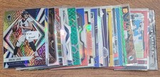 FOOTBALL LOT OF 20 CARDS w/ AUTO, JERSEY, PATCH, SERIAL #d, RC PRIZMS, SP -- #1