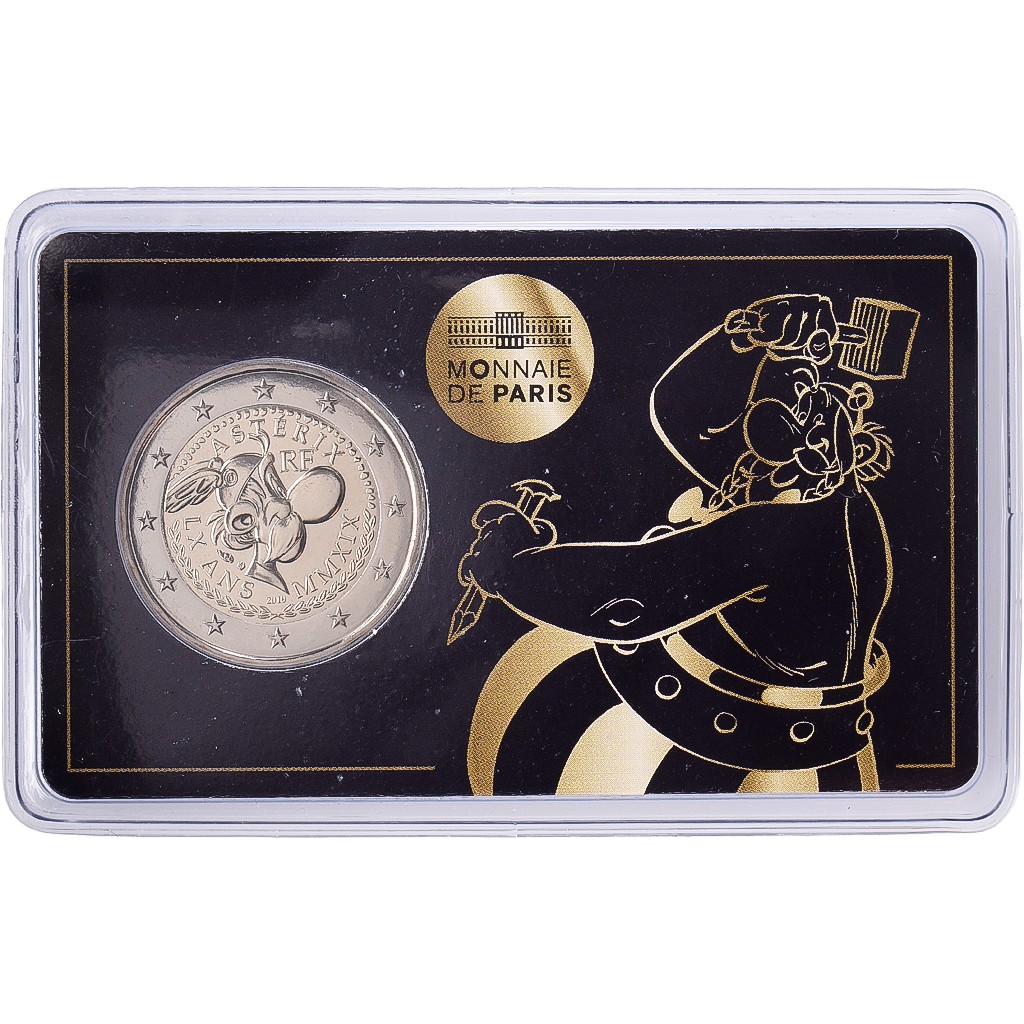 France, 2 Euro, 60 ans d'Astérix, 2019, MDP, Bimétallique, FDC