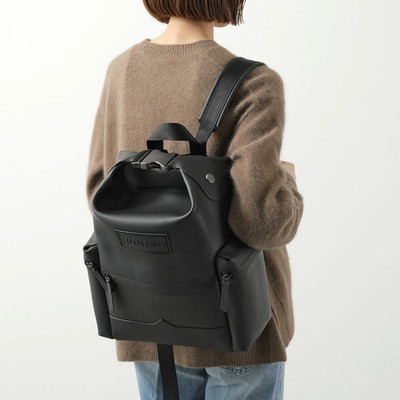 HUNTER バック HUNTER Original Medium Top Clip Backpack Women's Rubber Leather