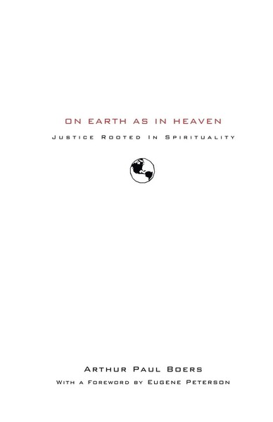 On Earth As In Heaven Arthur Paul Boers Taschenbuch Kartoniert / Broschiert 2008-image