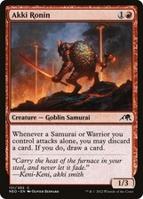 Akki Ronin NEO 131 MTG Kamigawa: Neon Dynasty Common Foil EN NM