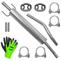 Auspuff MittelschaldäMpfer Mitteltopf FüR Opel Corsa 3 C 1.0 (2000-07/2006)
