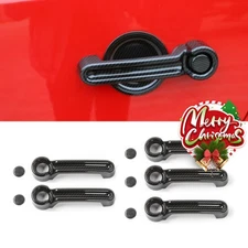 Door Handle Cover Molding Trim for Jeep Wrangler JK 2007-2018 Carbon Fiber Style