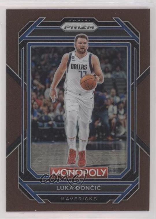 2022-23 Panini Prizm Monopoly Brown Prizm 100/249 Luka Doncic #19 04ag