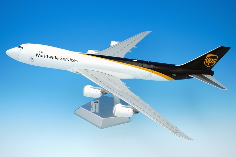 SQ Wings Boeing 747-8F UPS "Spirit of Joe Sutter" Interactive 1/200 Scale L2187C