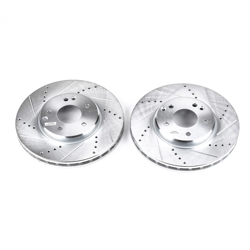 PowerStop Front Brake Disc Rotor For Mercedes E320 E420 CLK320 E430 C240 - Image 2 of 3