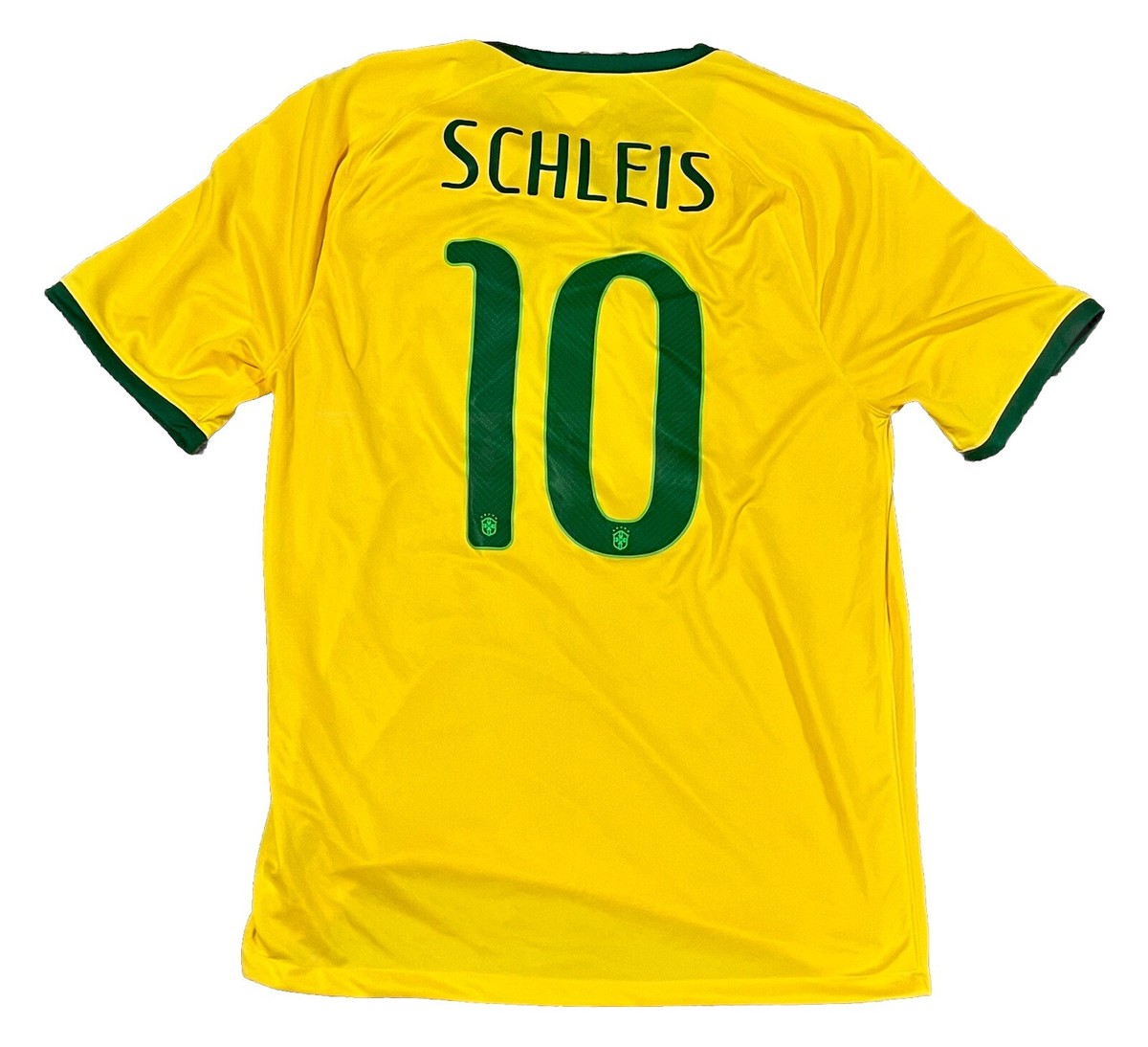 Schleis — Brazil National Team Nike Dri-Fit #10 Jersey — Size