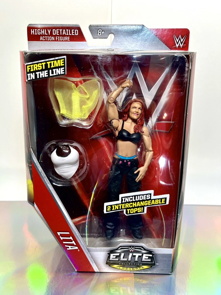 2015 WWE Elite Collection Flashback Series 41 Figure LITA 1st Time in Line