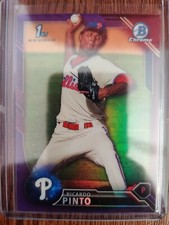 RICARDO PINTO 2016 Bowman Chrome PURPLE REFRACTOR BCP248 /250 Card PWE