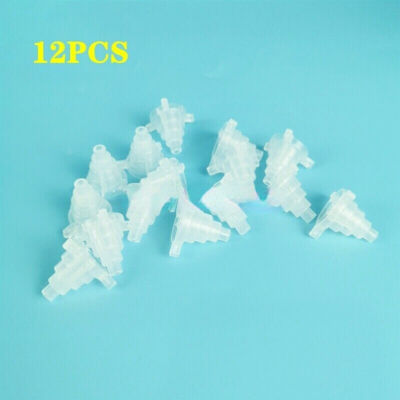 12PCS SPE Solid Phase Extraction Column Adapter 1ml/3ml/6ml Cartridge Connector 