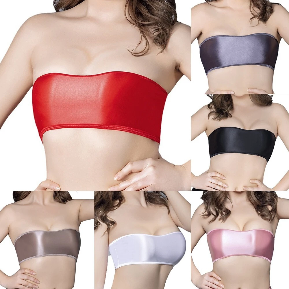 Strapless bra hotsell crop top