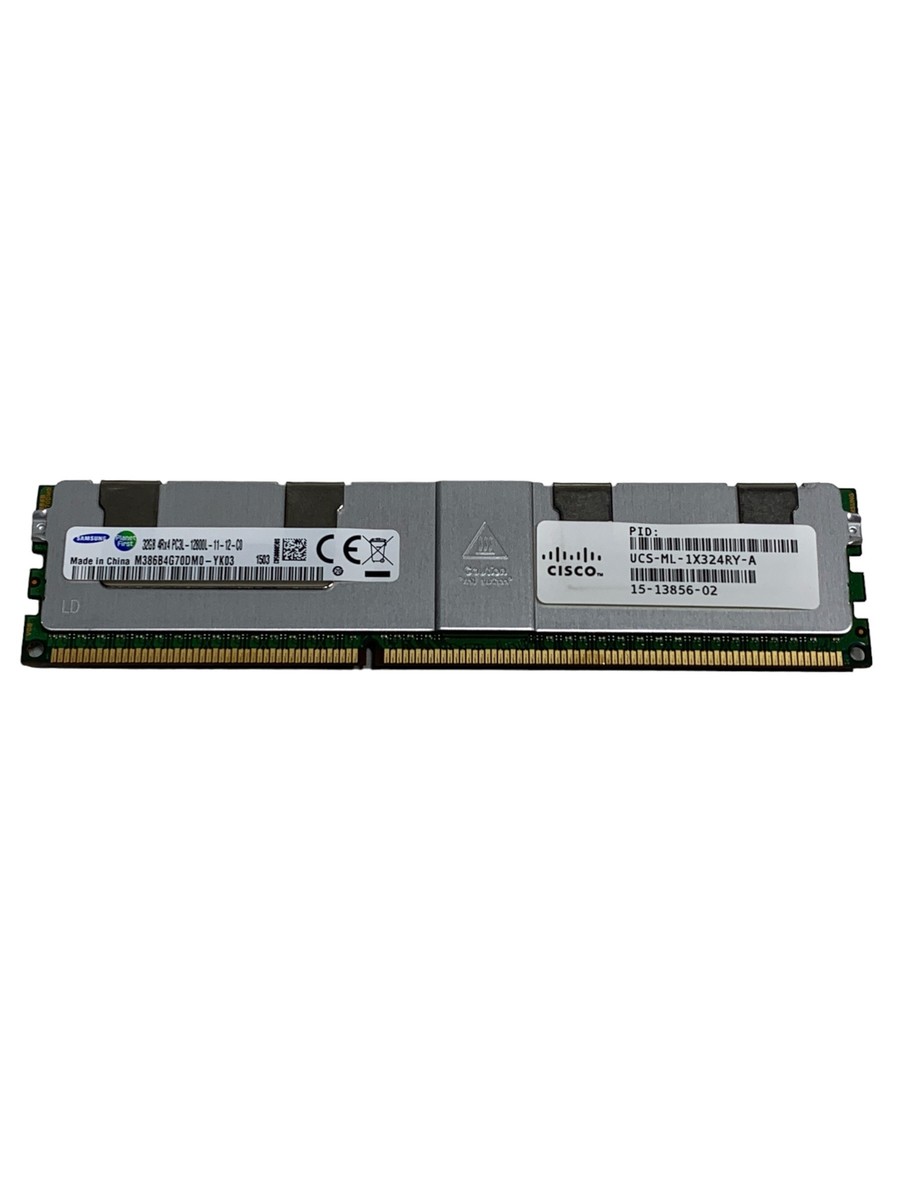 Samsung 32GB 4Rx4 PC3L-12800L DDR3 1600MHz ECC LRDIMM Server 