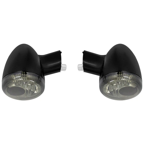 2x Rear Turn Signal Black Bullet Blinker Indicator Light For Harley Sportster XL - Picture 9 of 19
