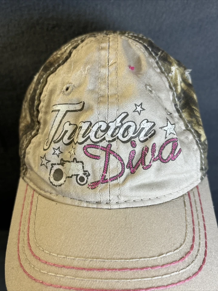 Кепка Realtree регулируемая розовая камуфляжная для ребенка ясельного возраста трактора дивы дальнобойщика страны - Изображение 2 из 4