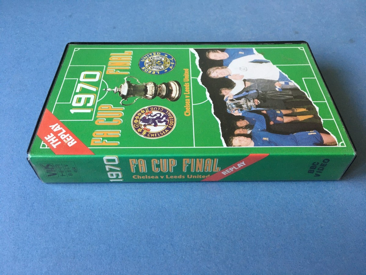 FA CUP FINAL REPLAY 1970 CHELSEA V LEEDS UNITED BBC VHS VIDEO
