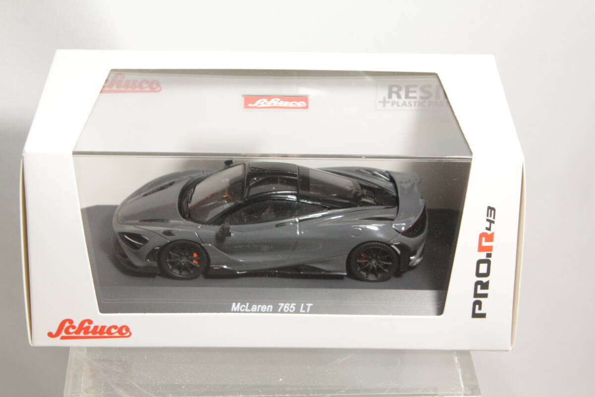【美品】Schuco 1/43 McLaren 765LT McLaren 765 LT 2020 Dark grey 1/43 Schuco by Spark 450926900