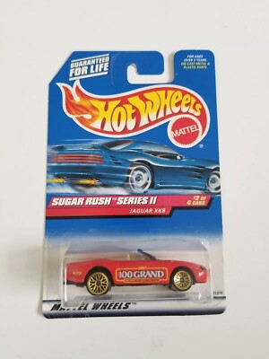 Hot Wheels Sugar Rush Series II Jaguar XK8 100 Grand 1998 Mattel Wheels NEW 1999