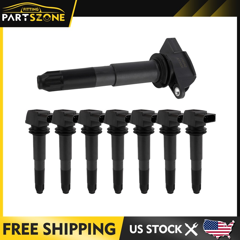8 Ignition Coils Set For Porsche Carrera GT 5.7L V10 2004 2005