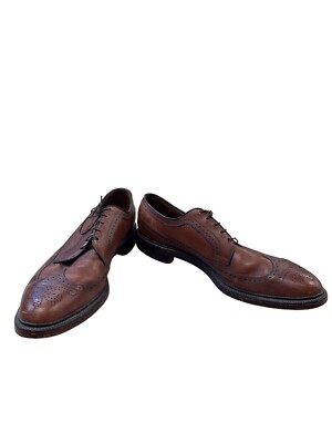 Allen Edmonds MacNeil Mens Brown Leather Oxford Dress Shoes Size 14AA SKU 7427