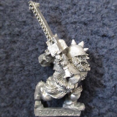 2003 Dwarf Bloodbowl 5th Edition Star Player Flint Churnblade Citadel Chainsaw