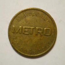 Houston Metropolitan Transit Authority (Texas) transit token - TX445N