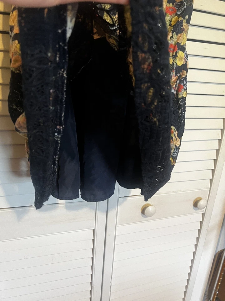 Vestido para mujer LAUREN CONRAD talla 4 sin mangas floral mini forrado ajuste y acampanado Foto 4 de 4