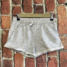 Abercrombie Kids Active Girls Cuffed Shorts Gray Heather Size 9/10 Pockets