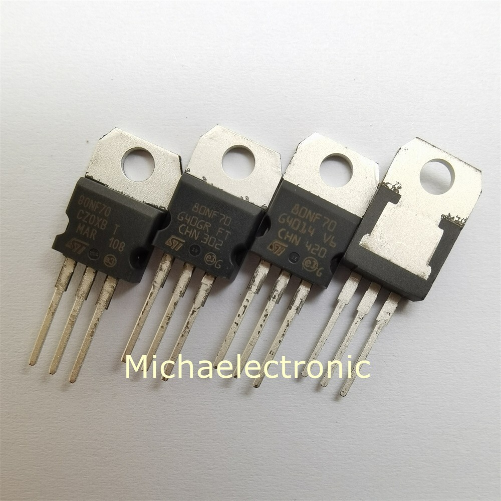 Transistor P80nf70 P80 Nf70 80nf70 - To220 Metálico