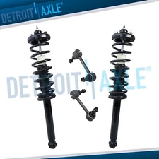 Rear Struts w/Coil Spring Sway Bars for 2004 2005 2006 2007 Honda Accord AcuraTL