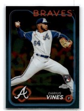 2024 Topps Chrome Darius Vines RC #197 Braves