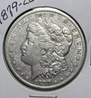 1879-CC MORGAN SILVER DOLLAR,  VF+ DETAILS