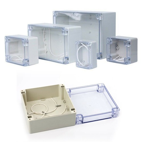 IP64 Waterproof Clear Cover Junction Box Electronic Project Box