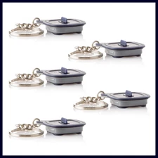 New Tupperware Lot Miniature Micro Grill Keychain Keychains Set Of 5