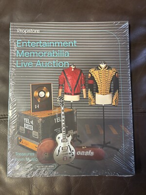 PROPSTORE MUSIC TREASURES AUCTION CATALOGUE 2024 - Stones, Beatles, Oasis  MINT