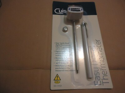 2 X  Cuisena Easy Digital Thermometer WIRELESS for Kitchen Meat Cooking Food BBQ