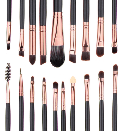 20pcs Makeup BRUSHES Kit Set Powder Foundation Eyeshadow Eyeliner Lip Brush NEW - Picture 12 of 12