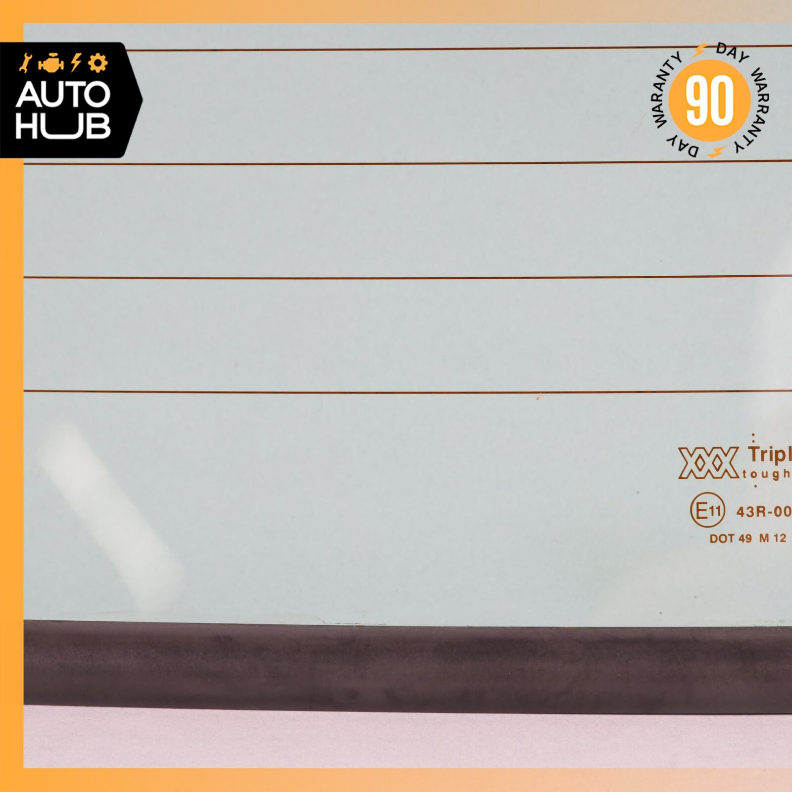 00-04 Aston Martin DB7 Vantage Rear Back Convertible Soft Top Window Glass 20k
