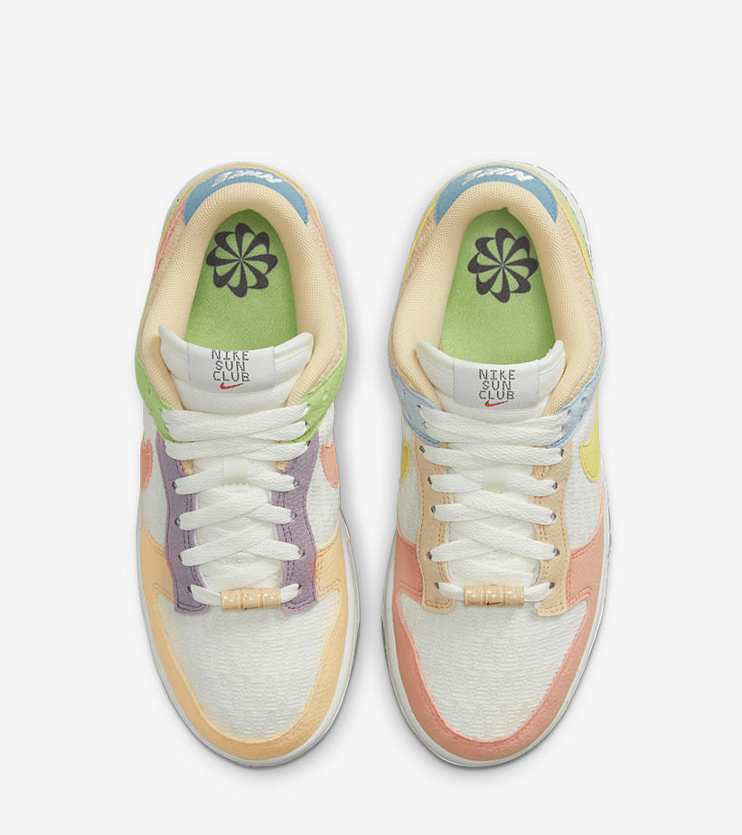 Nike WMNS Dunk Low SE Sun Club Multi DQ0265-100 Women's Size