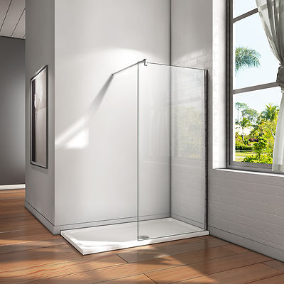 90x200cm Walkin Dusche Duschabtrennung 10mm Nano-glas Duschwand Duschkabine