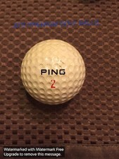PING GOLF BALL-OLD PING KARSTEN I....RED PING 2...90..