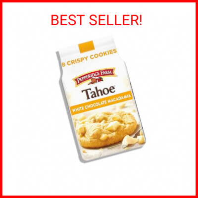Pepperidge Farm Tahoe Crispy White Chocolate Macadamia Nut Cookies, 7.2 OZ Bag (