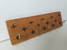 DDR Schlüsselbrett Holz Hakenleiste Leiste Vintage Alt Retro 
